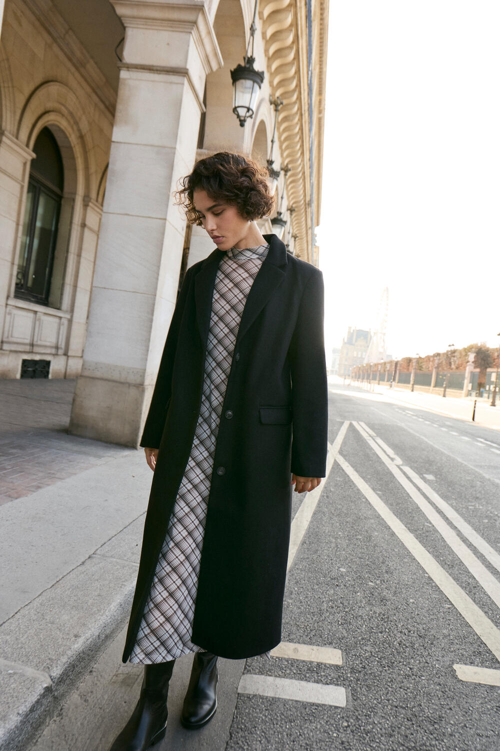 Vivolettis mesh midi kjole - Birch